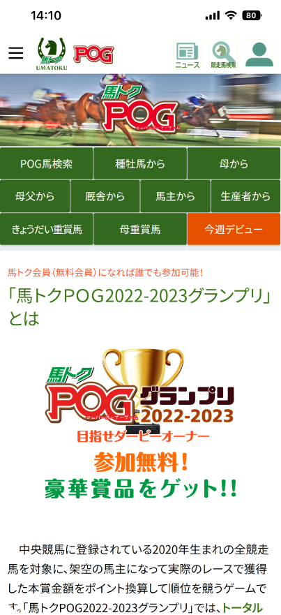 POG大会